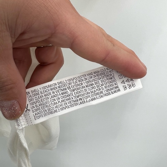 Forever21 “Count Your Blessings” White Blouse Ladies Small - Picture 4 of 4